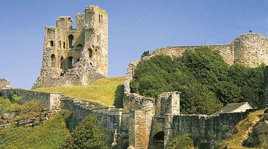 Scarborough castle, north yorkshire